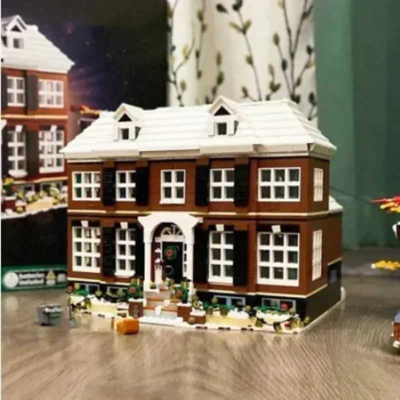 Ideas Movie 3955pcs Moc He Alone House Set Model Building Blocks Bricks For Boy Kids Christmas Gifts C251203