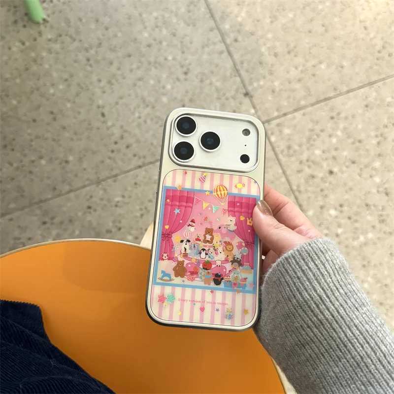 Fashion Solid Color Cute 3D Cat Phone Case For iPhone 17 Pro 15 14 16 Pro Max Cover Shockproof Protective Cases For Wen Girls H251203