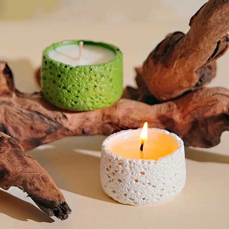 Mini Gypsum Scented Candle in Jars Spa Decoration Luxury Candles Home Decoration Gifts Box Set Y251204