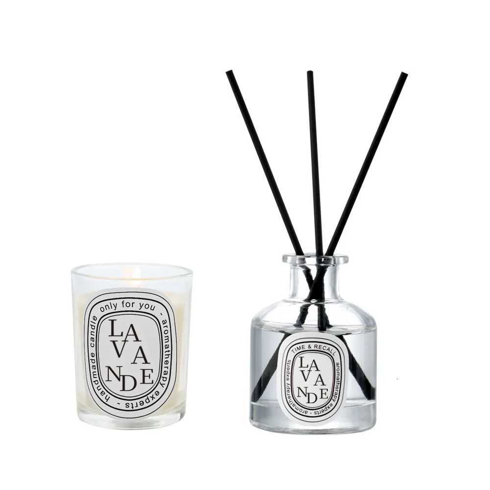 50ml Reed Diffuser Bottle Paired with Essential Oil Candle Diffuser Gift Set Hotel Home Aromatherapy Air Freshener Home Decorati Y251204