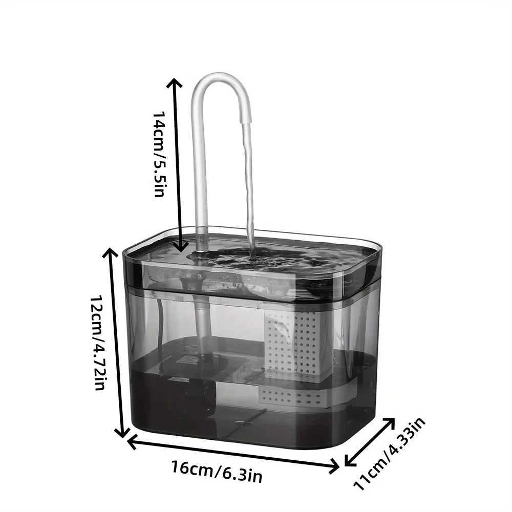 Cat drinking fountain automatic circulation dog smart drinking fountain live water drinking water basin pet supplies M251204