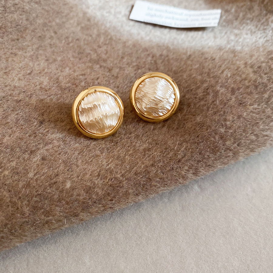 16K Real Gold Plated Silver Needle Heart Pearl Autumn Winter High-end Elegant Light Luxury Niche Earrings for Women - view 8