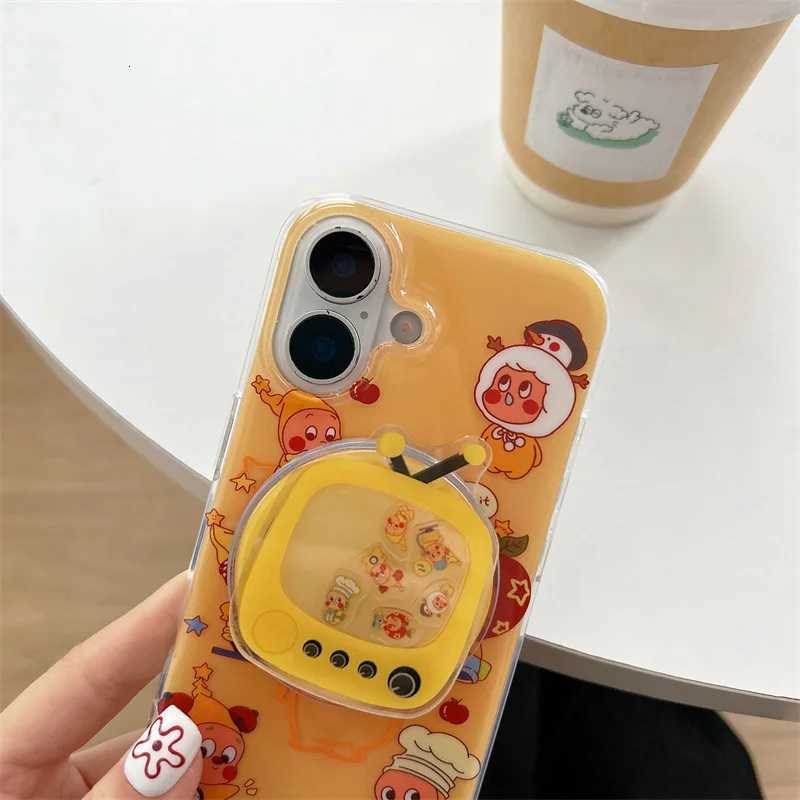 Kawaii Cartoon Star Magnetic Phone Case For iPhone 17 16 Pro 14 15 Pro Max Cover with Stand Holder For Cases Capa H251203