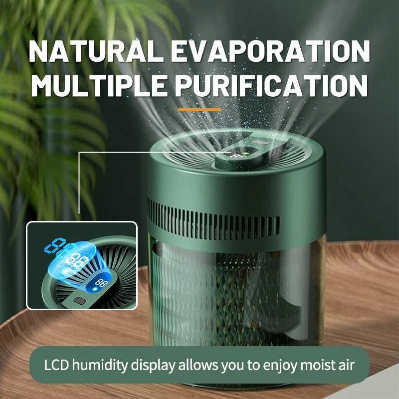 Air Humidifier 2L USB Double Spray Port Essential Oil Aratherapy Humificador Cool Mist Maker Fogger Purify for He Off C251204