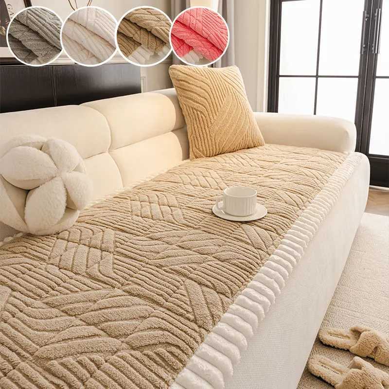 1PC-Thick winter sofa cushion for home use living room non slip cushion solid color sofa cushion M251204 - view 5