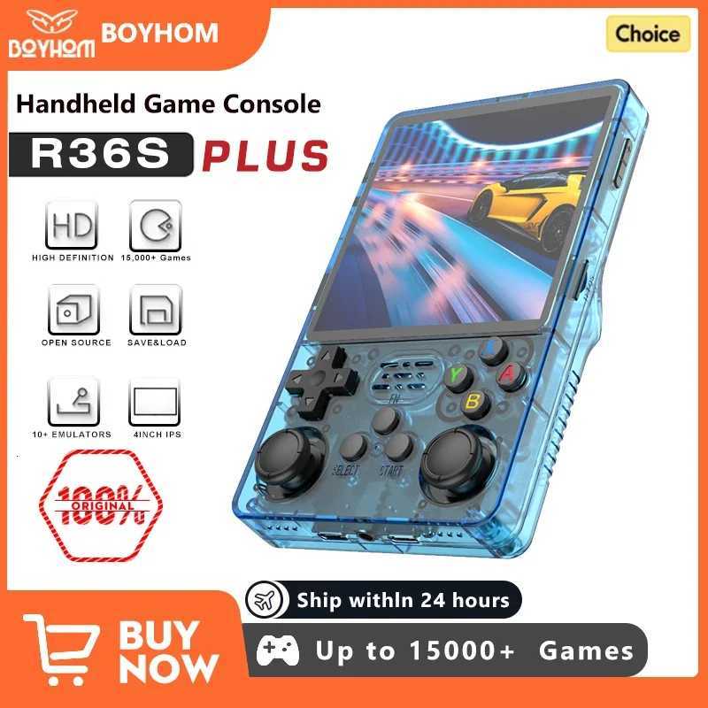 2025 R36S R36Plus Retro Handheld Game Console Linux 64-bit System 4/35 IPS Sn RK3326 Portable Pocket Video Player For PS1 H251204