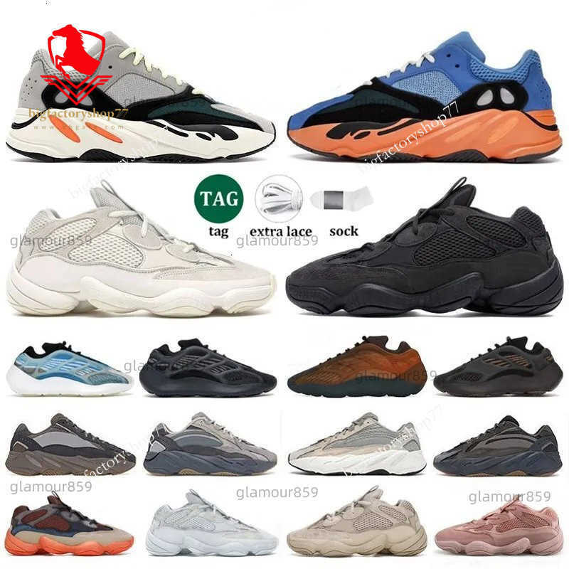 700 yeelysneakers 700 designer shoes Onyx Running shoes platform sneakers Solid Grey Hi-Res Red blue Orange static summer comfortable sports sneaker trainers 700