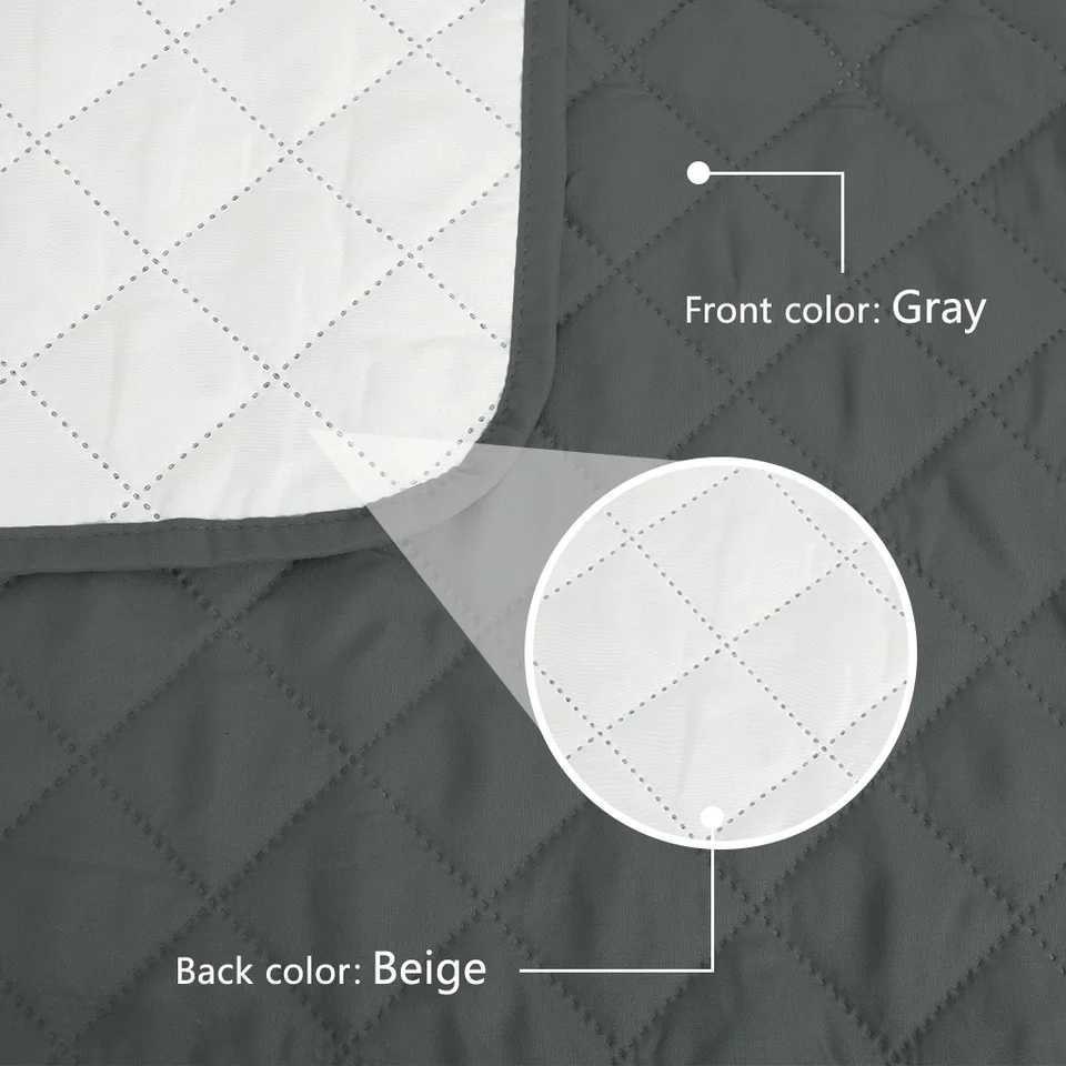 Waterproof Sofa Cover for Dog Pet Kids Quilted Anti-wear Couch Cover Recliner Armchair Furniture Slipcovers 1/2/3 Seater Protect M251204 - view 5