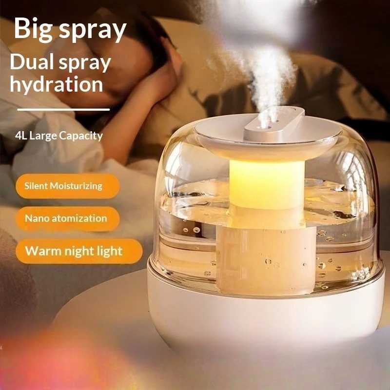 4L tra Quiet Humidifier Top Fill with UV Light Air Purifier for Bedro Sleep and Aratherapy Auto Shut-Off for Bedro C251204
