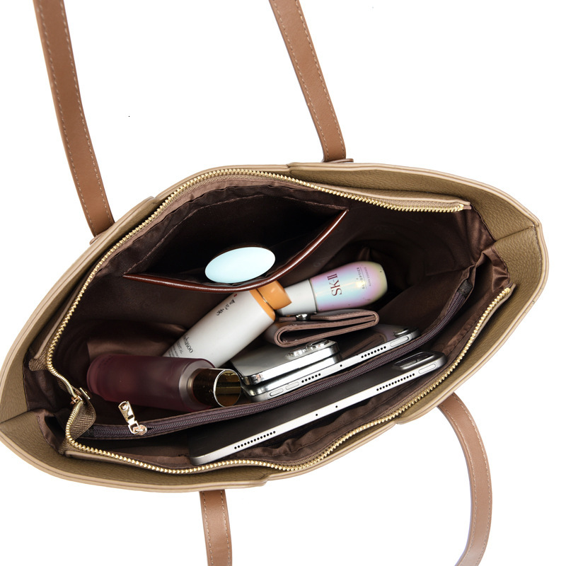 Cross-Border Tote Women's New Commuting Fashion Handbag Large Capacity Shoulder Bag