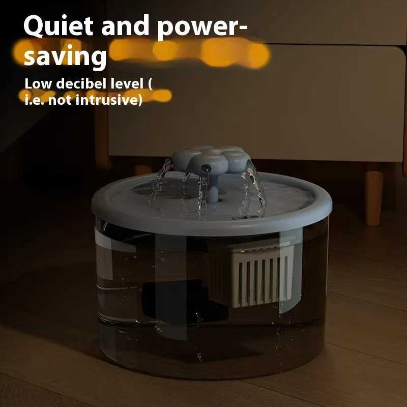15L Ultra-Quiet Smart Cat Water Fountain with Automatic Filter and Burnout Prevention Recirculating Dog Water Dispenser Pump M251204