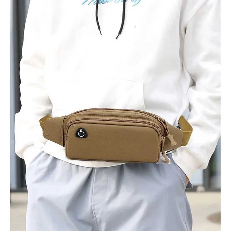 Adjustable Shoulder Strap Outdoor Cycling Crossbody Bag and Single Shoulder Backpack Anti Slip Breathable Gym Running Waist BagT251204