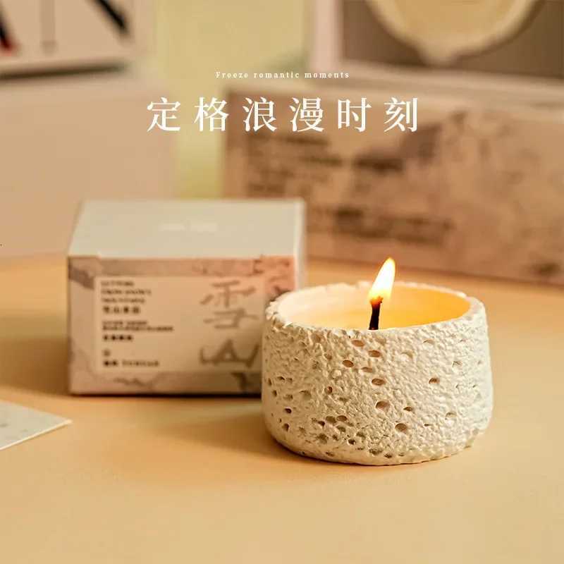 Mini Gypsum Scented Candle in Jars Spa Decoration Luxury Candles Home Decoration Gifts Box Set Y251204