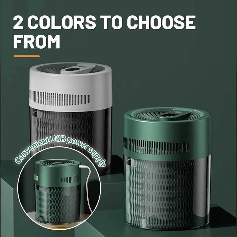 Air Humidifier 2L USB Double Spray Port Essential Oil Aratherapy Humificador Cool Mist Maker Fogger Purify for He Off C251204