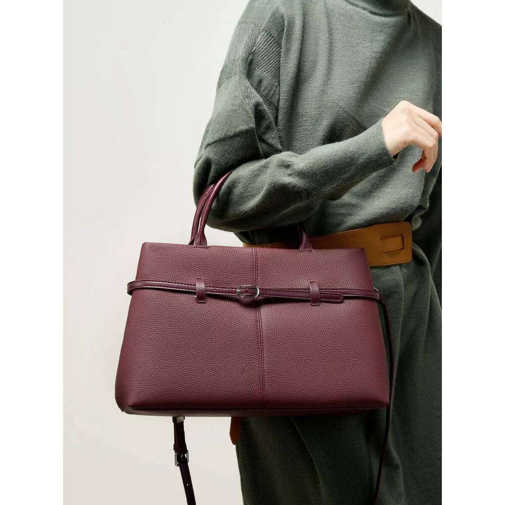 Luxury Bag Designer Top Handle Bags Genuine Woman Shoulder Handbags Ladies Crossbody Bags Luxury Minimalism Cattle Leather