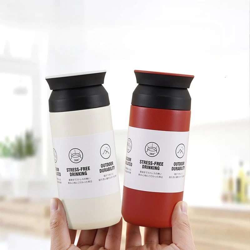 500ml Stainless Steel Thermos Cups Coffee Mug Insulated Water Bottle Thermal Tumbler Vacuum Flask Portable and Cold Cup 251203 W260226