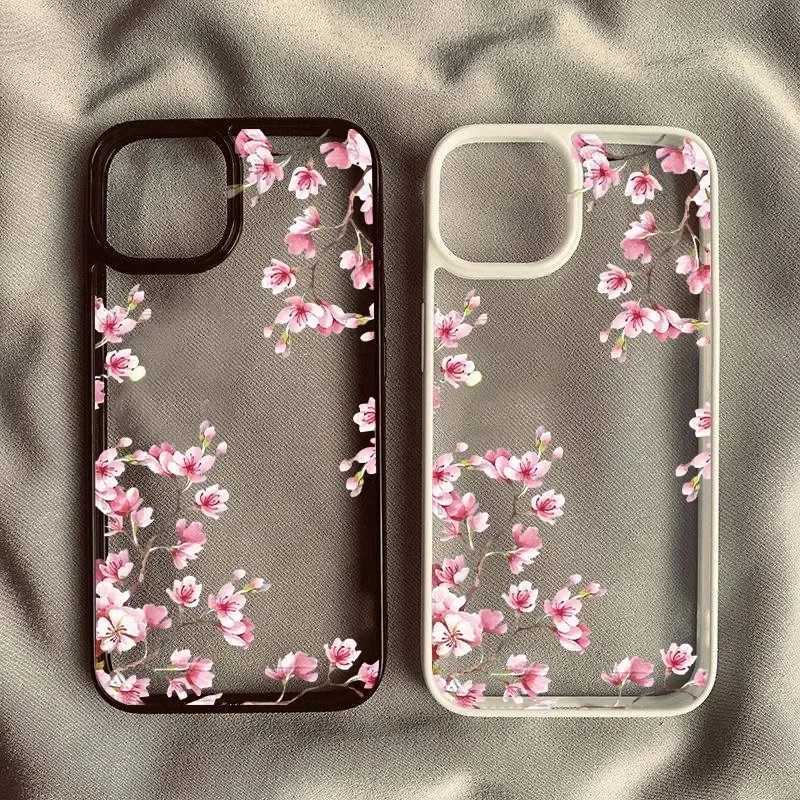 Magnolia Flower Phone Case For iPhone 17 16 15 14 11 13 12 Pro Max 7or 8 SE 17Air Plum Bloss Shockproof Clear Hard Cover H251203
