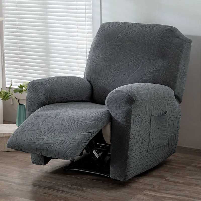 1/2/3 Seater Waterproof Elastic Jacquard Recliner Slipcovers Chivas Lounge Chair Sofa Cover for Bedroom Living Room Home Decor M251204 - view 6
