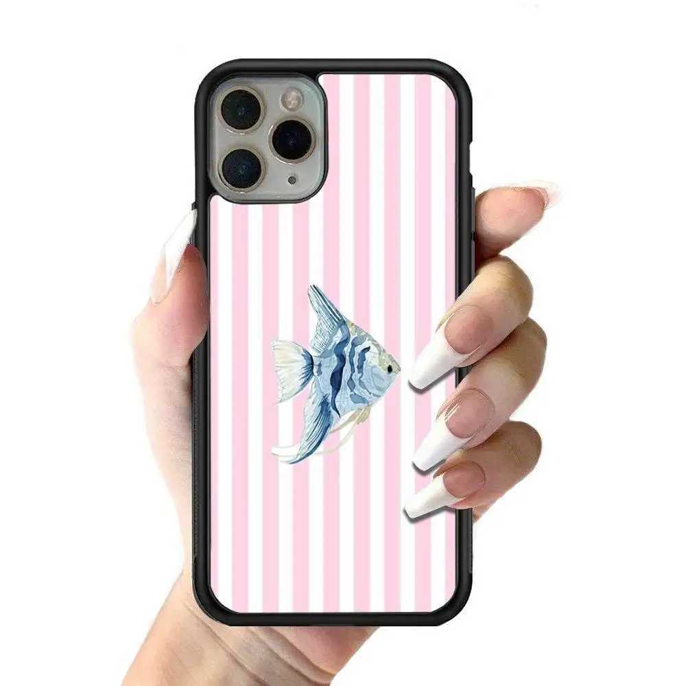 Marine life crabs lobsters Phone Case Silicone PCTPU For iPhone 11 12 13 14 15 16 17 Plus Pro Max Cover H251203
