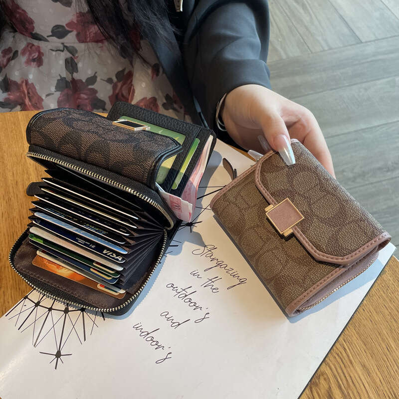 MKF Card Holder Combo for Women, Short Style New Hot-Selling Foldable Leather Wallet, Small Wallet with Unique Design and High-End Feel