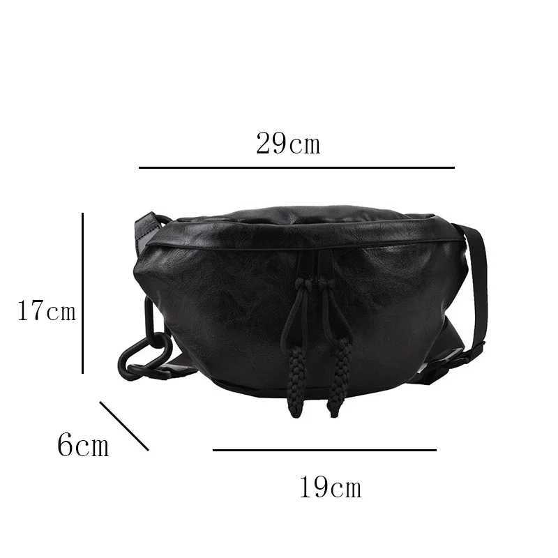 Fashion Soft Leather Waist Bag Ladies Fanny Pack High Quality Shoulder Belt Purse Bags Fashion Designer Crossbody Chest BagsT251204