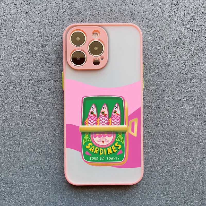 Sardines Can Pattern Phone Case For iPhone 17 16 15 14 Pro Max Plus 13 12 11 Pro Max Mini X XS XR 16 Plus Shockproof Covers H251203