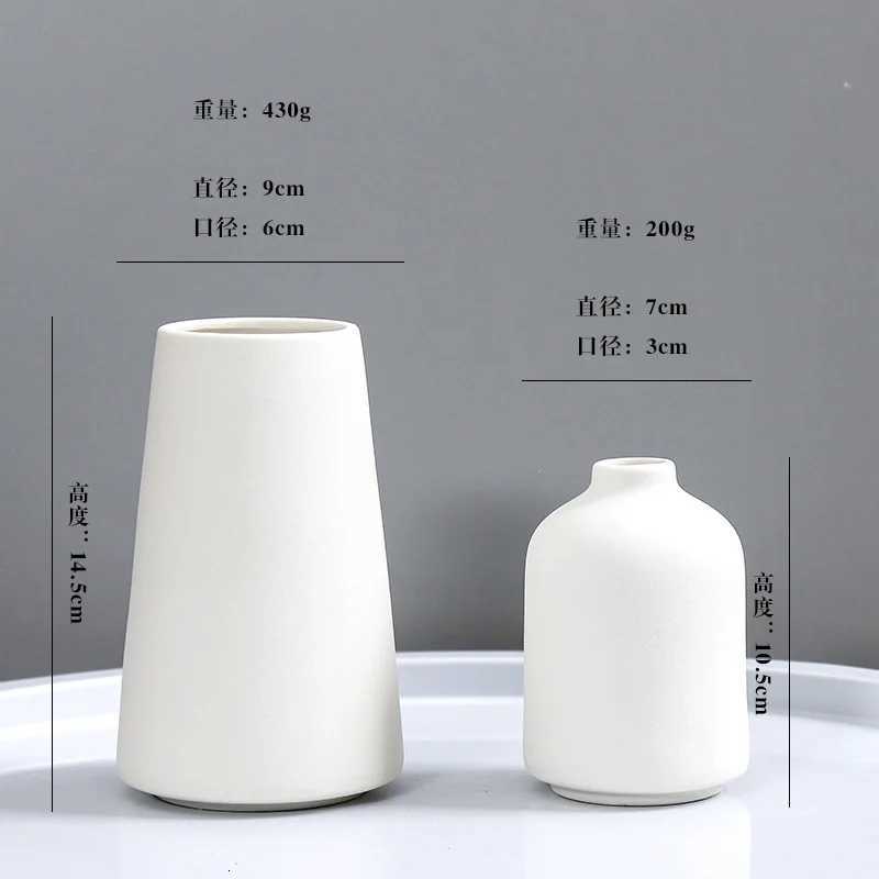Simple Ceramic Vase Dining Table Decorations Wedding Decorations Nordic He Living Ro Decorations Vase H251204