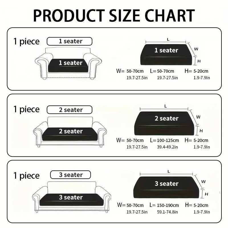 Elastic Sofa Cover Luxury Adjustable Elastic Couch Cover for Living Room Sofa Seat Cover 1 2 3 4 seat l shaped full set M251204 - view 3