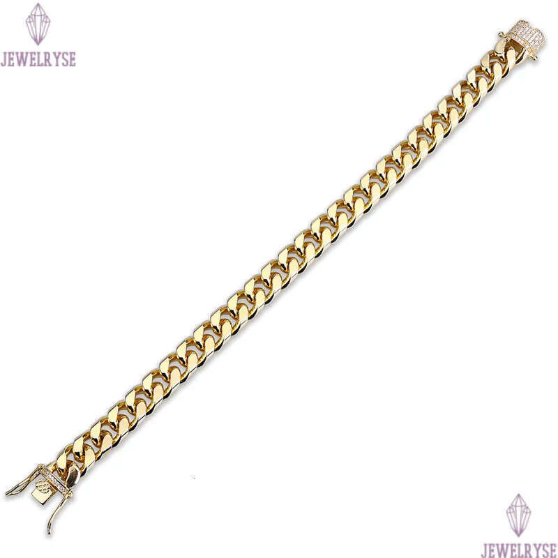 punk charm mens bracelet designer diamond cuban link chain luxury 18k gold bracelets man 10mm copper silver leopard skull chains bangle hip hop jewelr