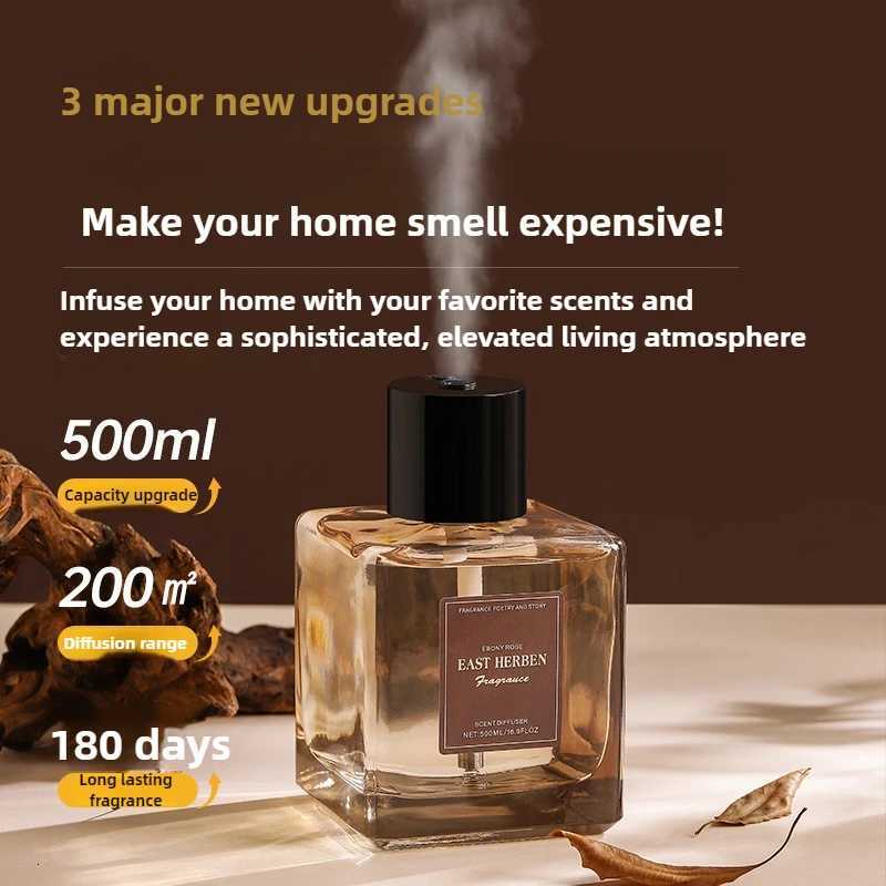 500ml Super - large Capacity Automatic spray Reed Diffuser orBedroomLiving RoomIndoorSpaces and HotelsLong lastingFragrance Y251204