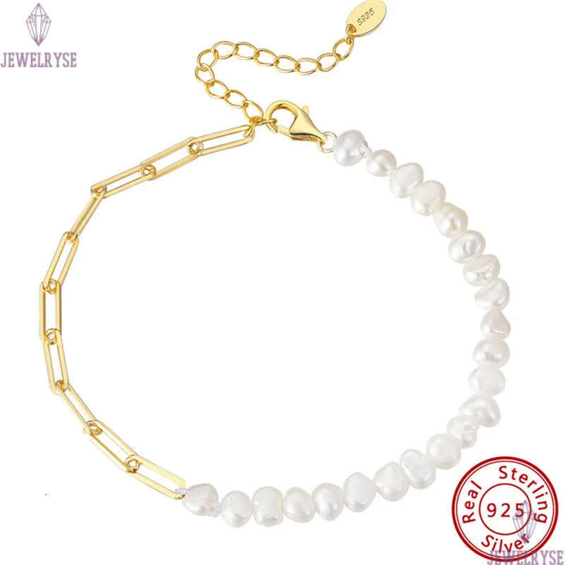 luxury 10mm natural pearl bracelet designer woman 14k gold s925 sterling silver link chain charm bracelets womens jewelry girls birthday friend chirst