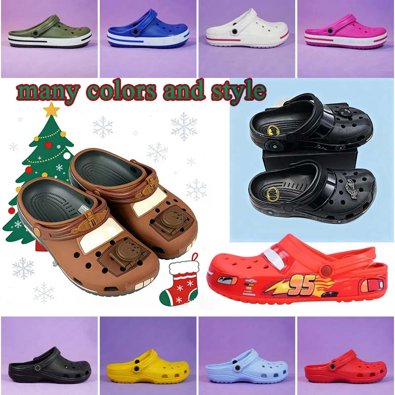 Designer Slippers Women Mens slides car Charms slider Sandal Slide Platform Sandals beach shoes summer vacation big sizes casual shoes luxury colours