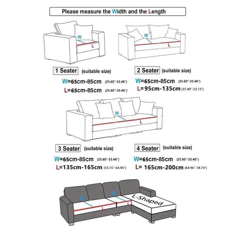 Four Seasons Universal Sofa Cushion Cover High Elastic Pet Anti Dirt Waterproof Sofa Cover M251204 - view 5