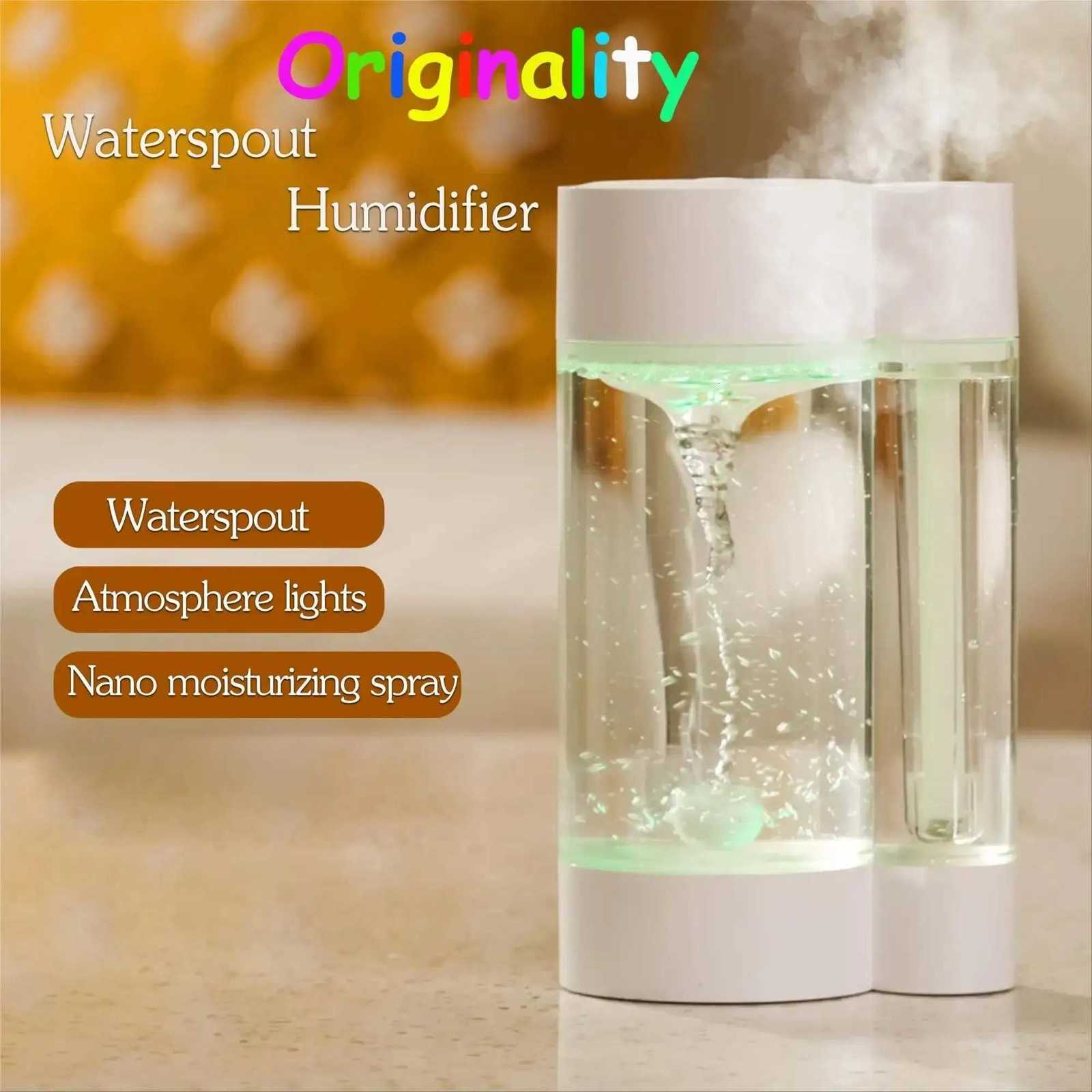Waterspout 500ML Cool Mist Humidifier with Colorf Night Light C251204