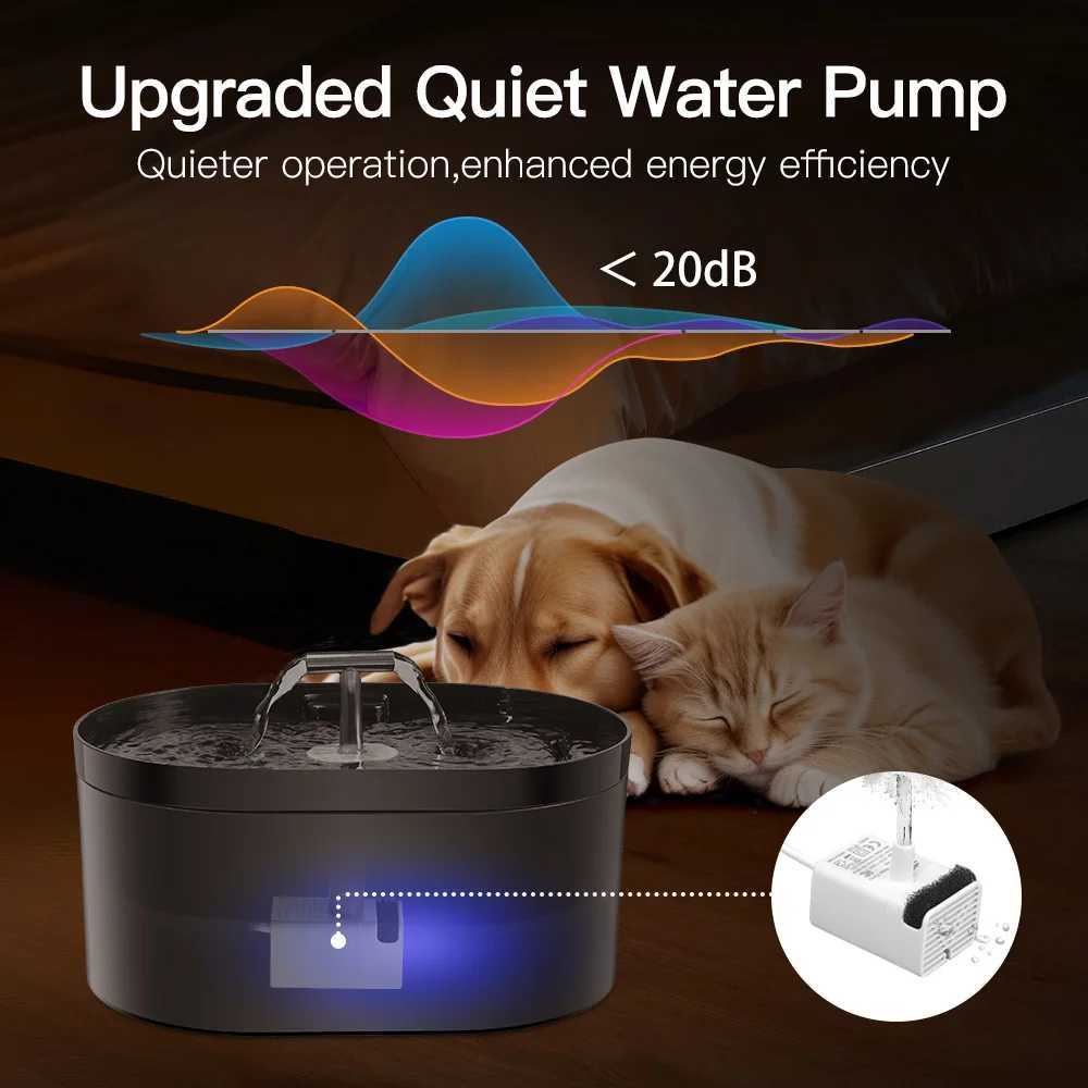 25L 5V USB Automatic Cat Dog Water Fountain With Faucet Dog Water Dispenser Transparent Filter Drinker Pet Sensor Drinking Bowl M251204