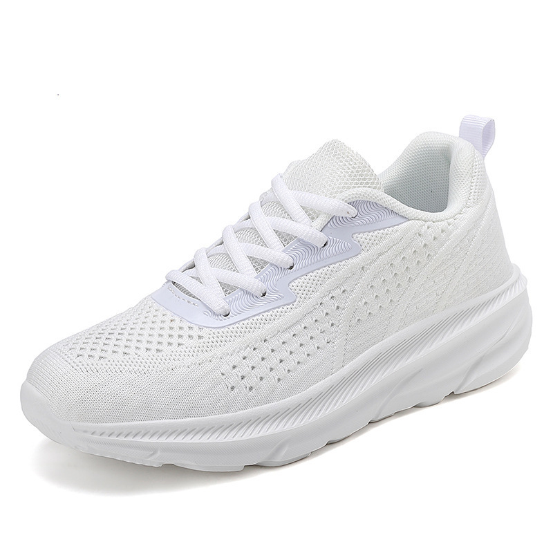 Free Shipping 2025 New design Sneakers for Women Large Size Lightweight Thick Sole Comfortable Breathable Casual Shoes