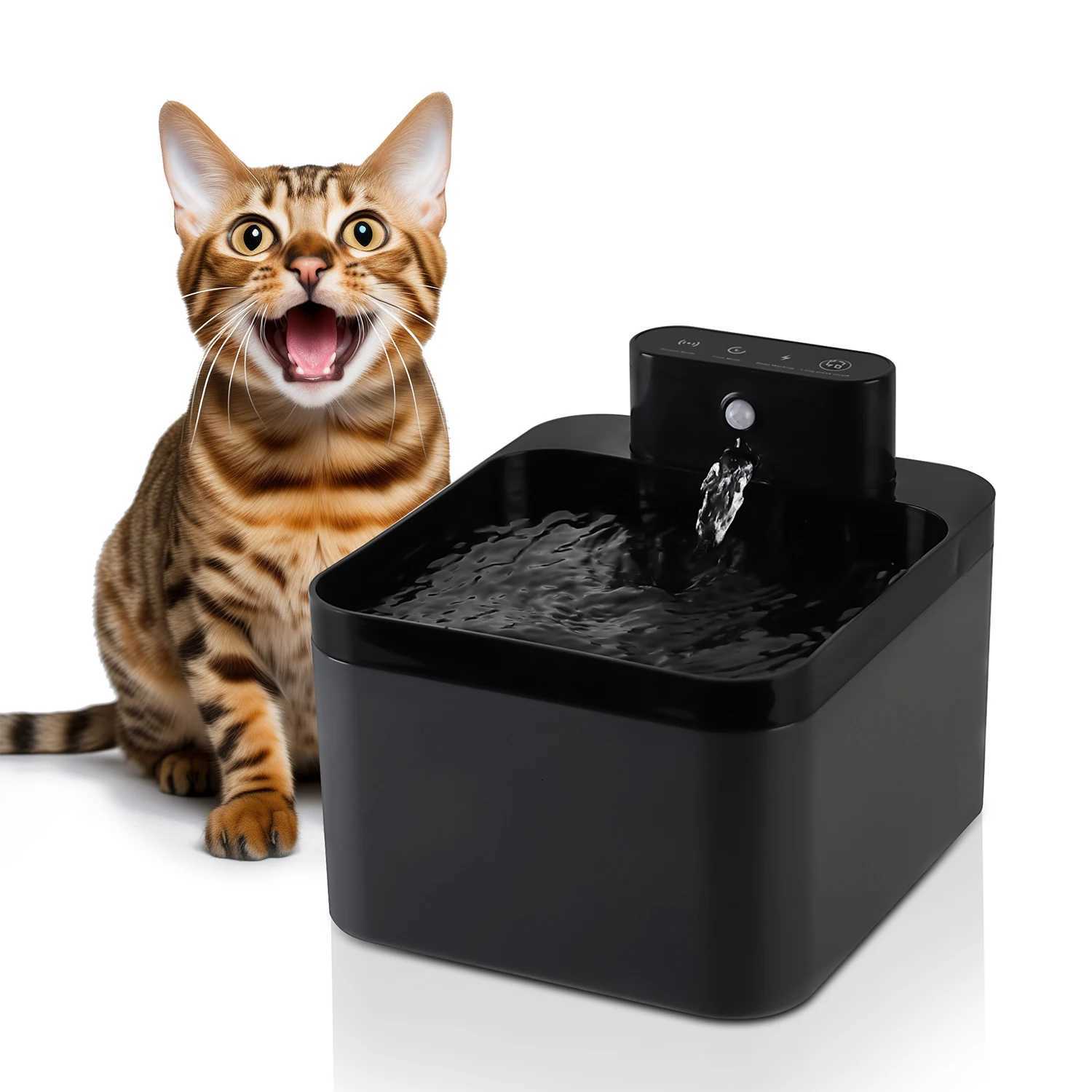 Wireless Automatic Cat Water Fountain 22L Intelligent Pet Water Dispenser With Filter Drinking Fountain For Cat Dog M251204