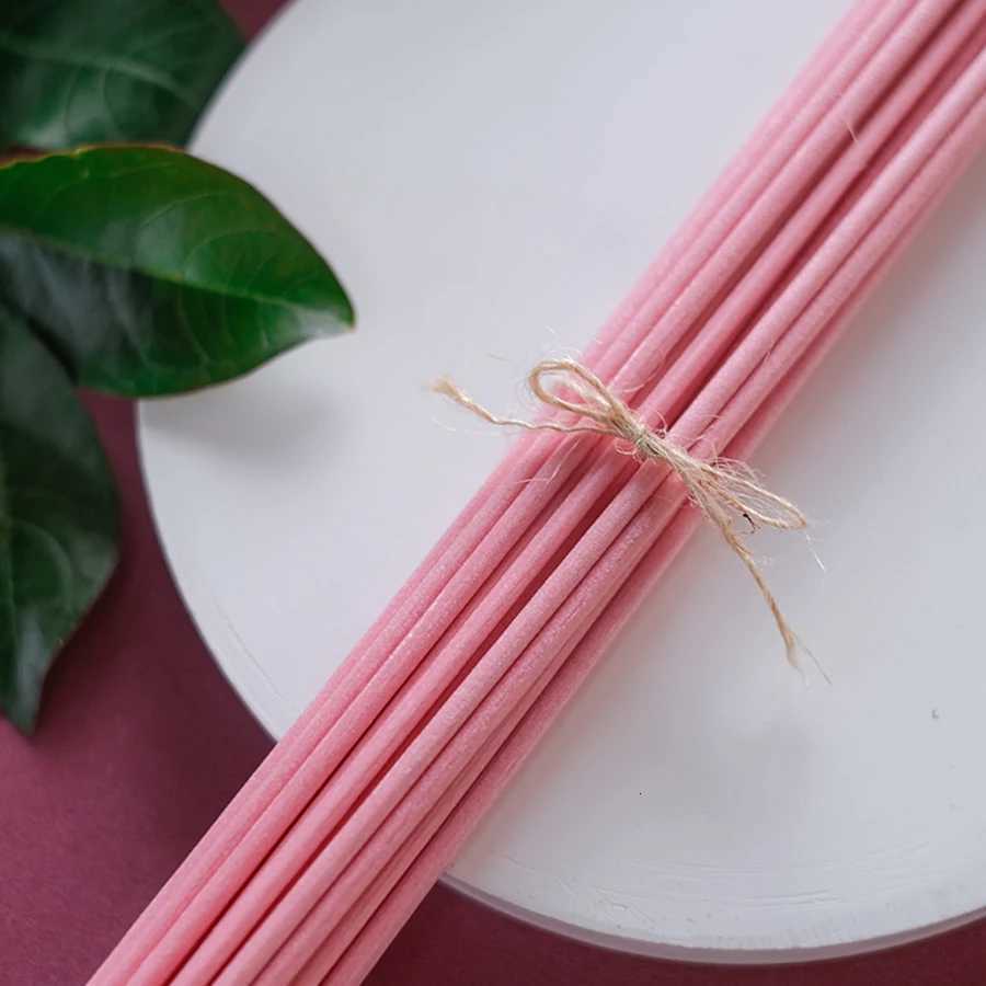 10/20/60pcs Pink Aromatherapy Stick Essential Oil Diffusion Stick Suitable for Home Decoration and Indoor Aromatherapy03 20cm Y251204