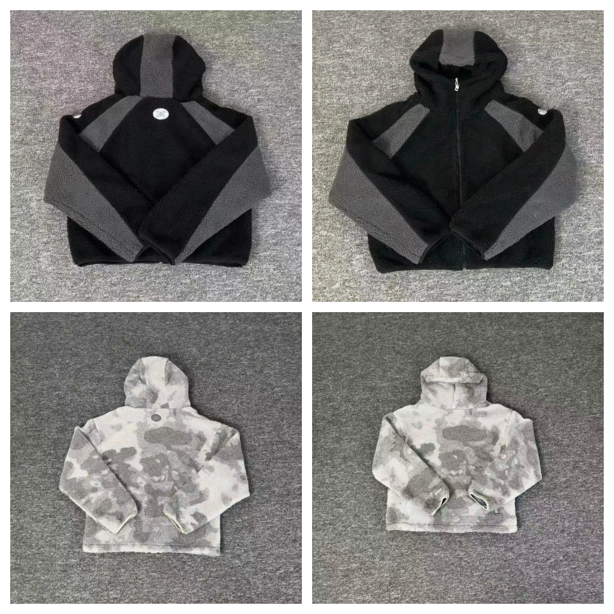 Men's Wool coat Casual Unique zip-up Hooded Granular Fleece Comfortable Fabric Warm High Quality polar fleece Jacket Men Women Thick Hoodies