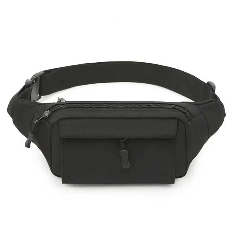 Mens Waist Bag Tactical Pouch Men Shoulder Belt Bags Hip Sack Oxford Cloth Belly Waterproof Banana Male Fanny Pack for PhoneT251204