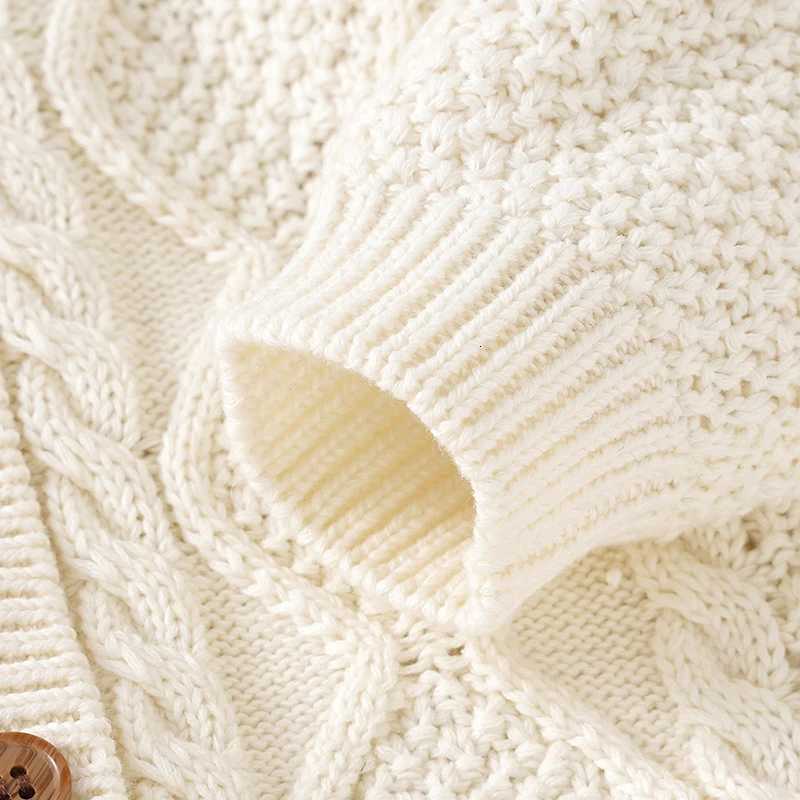 Fresh Solid Color Long Sleeve O-neck Knit Cotton Spring Autumn Newborn Baby Boys Girls Sweater For 6-36M Infant SweatshirtW251204