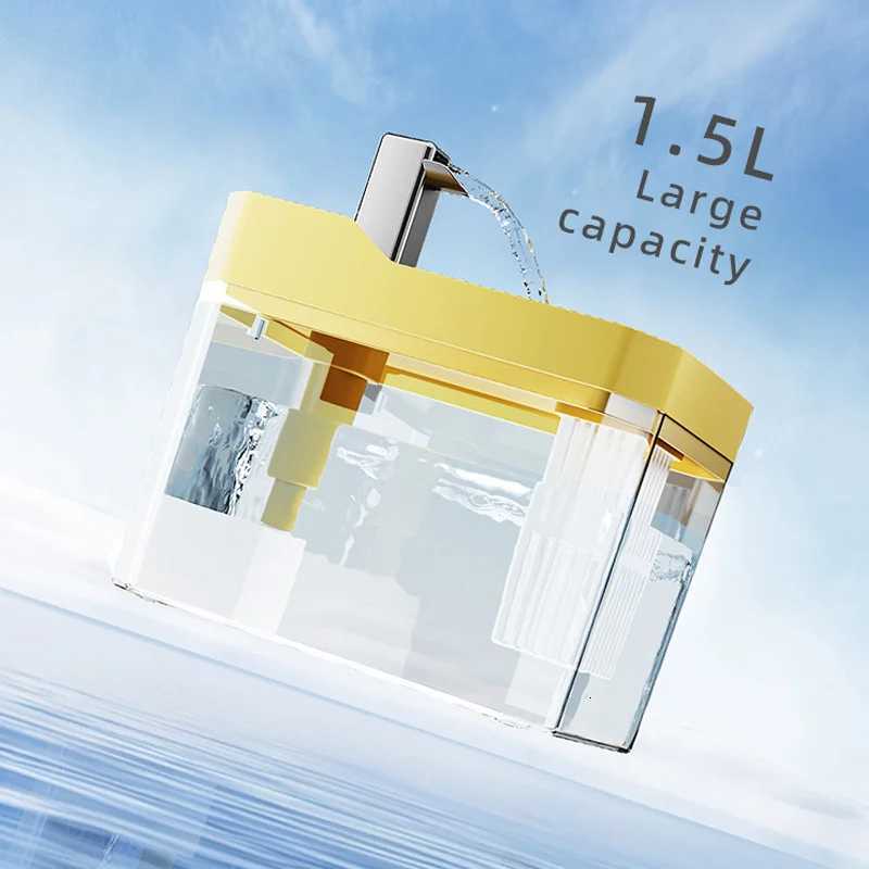 Automatic 15L Pet Water Fountain Filter Mute Cat Drink Bowl Pet Mobile Water Dispenser for Dog and Cat Water Feeding Supplies M251204