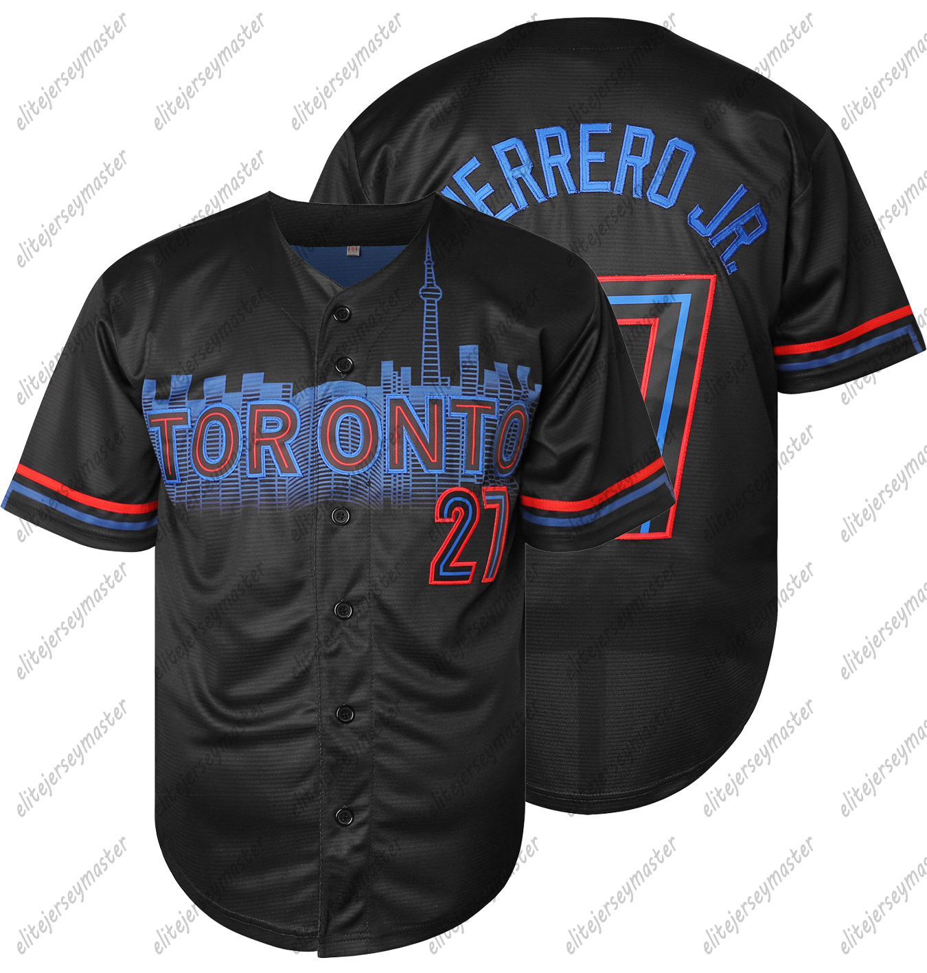 Vladimir Guerrero Jr. 27 Bo Bichette George Springer Kevin Gausman Davis Schneider Alejandro Kirk Personalized Customized Baseball Jerseys Custom Any 
