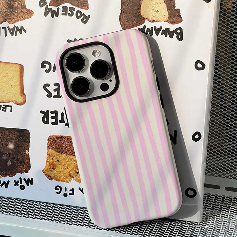 Stripes Phone Case Film Shell For IPhone 16 15 14 13 12 11 Pro Max Plus H251203