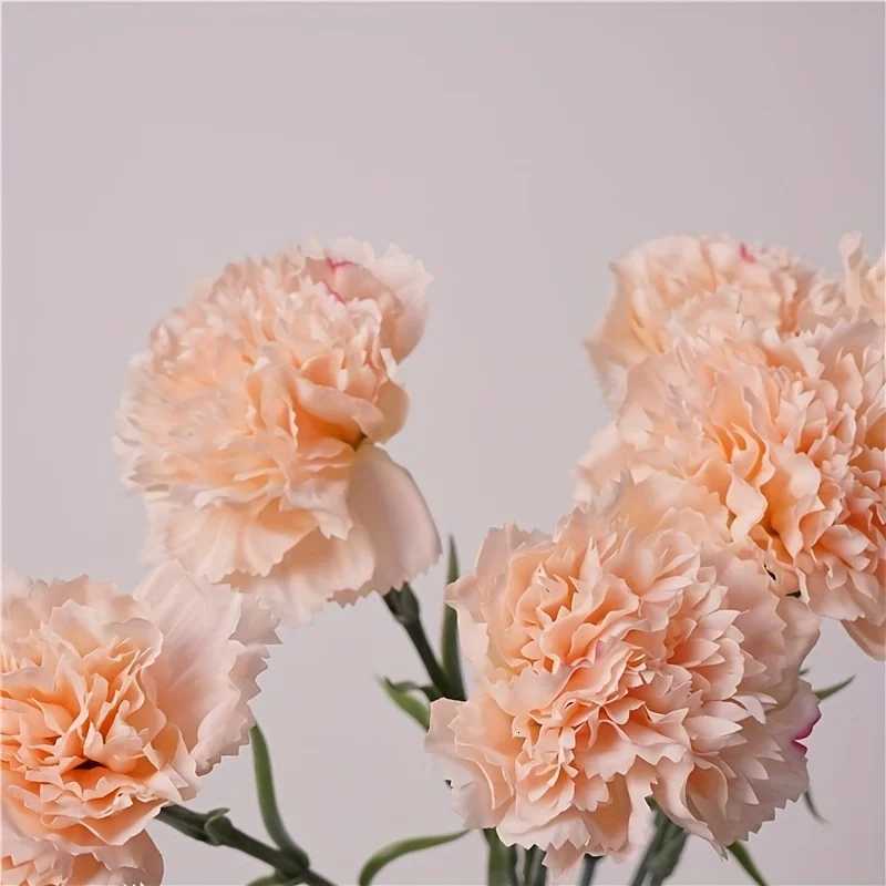 5pcs simated carnations suitable rantic he atmosphere Mothers Day gift decorating houses Wedding Festival Party supplies H251204