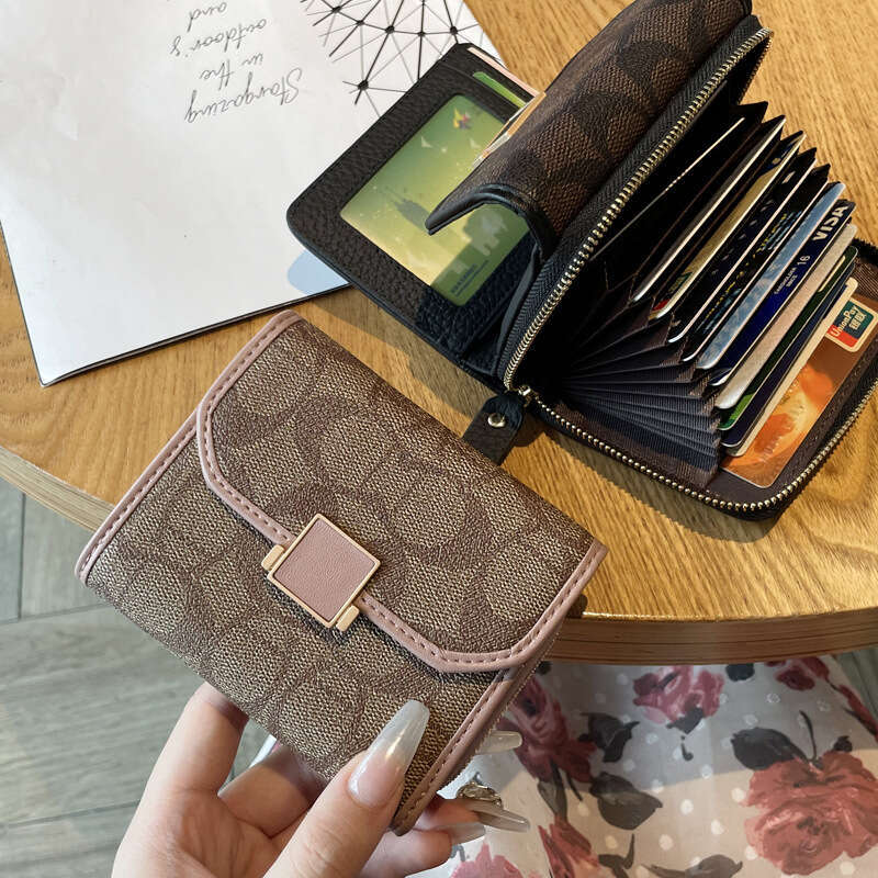 MKF Card Holder Combo for Women, Short Style New Hot-Selling Foldable Leather Wallet, Small Wallet with Unique Design and High-End Feel