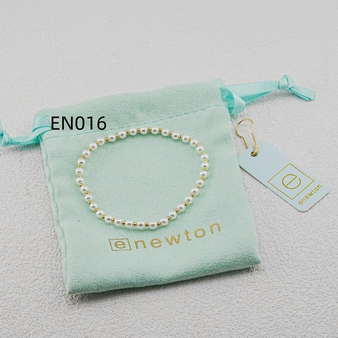 High Quality Enewton Beads Real Filled Gold Bracelet Bangle Cuff Brand 1:1 Birthday Gift EN016