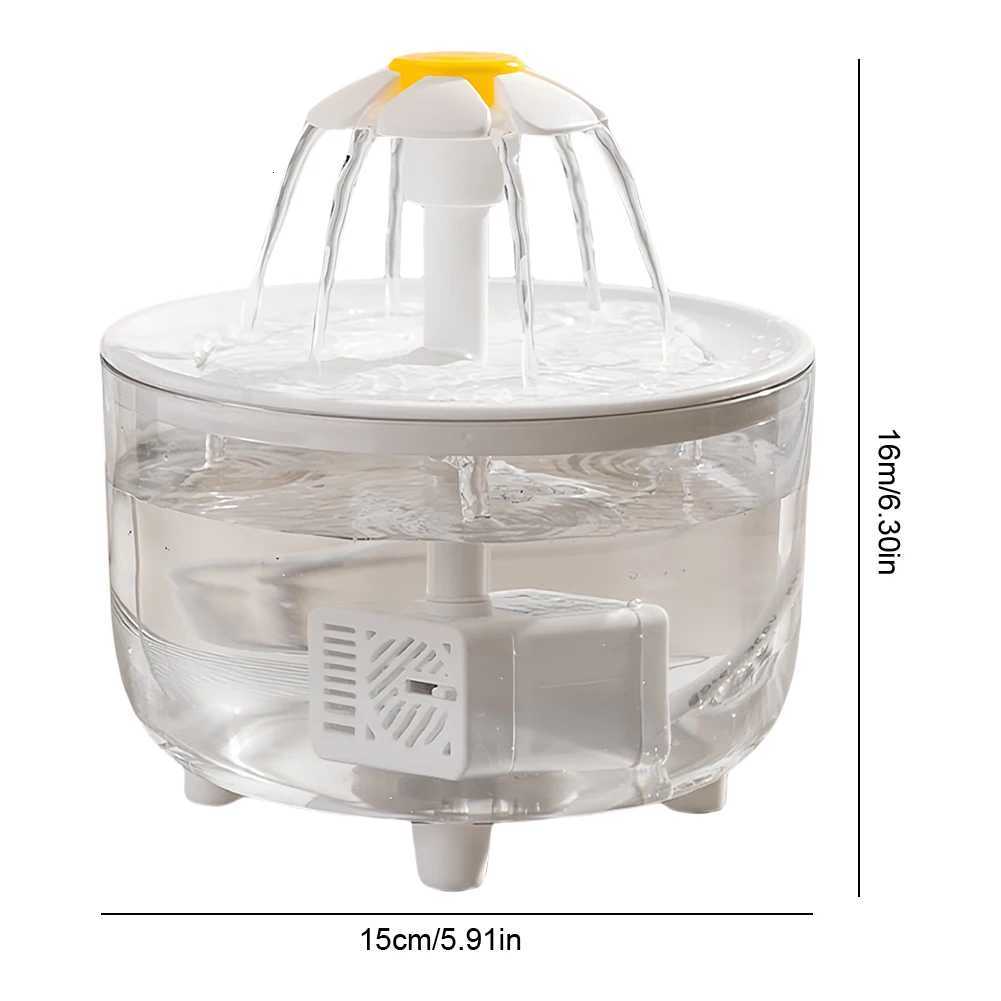 Pets Water Fountain Auto Filter USB Electric Mute Cat Drinker Bowl 1200mL Recirculate Filtring Drinker for Cats Water Dispenser M251204 - view 7