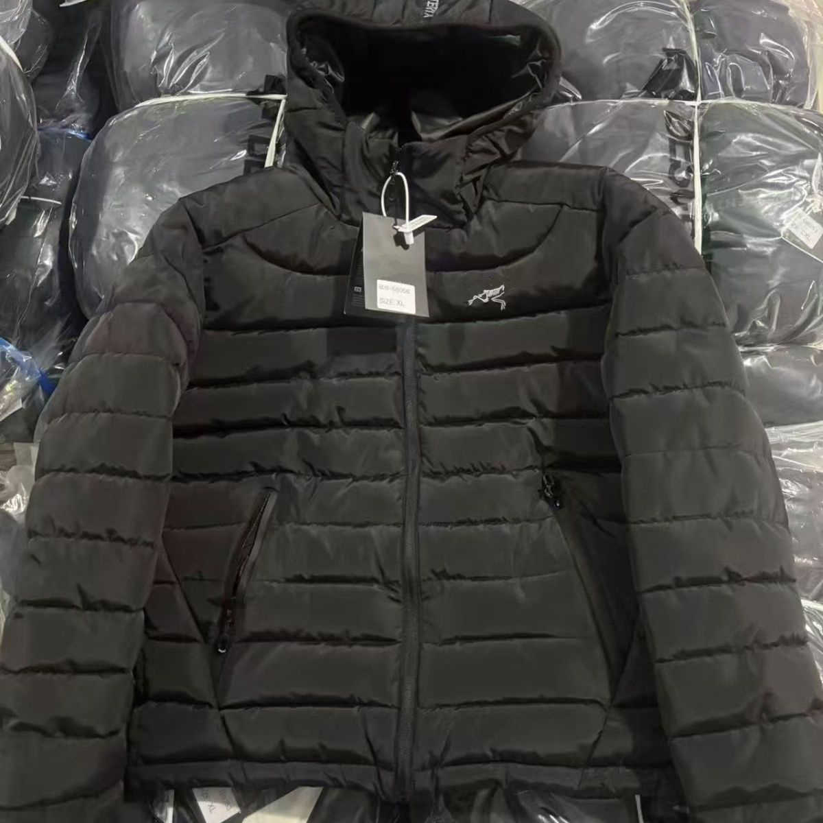 arc designer jacket puffer jacket Windproof Thermal Hooded Down Jacket Fashion Puffer Coat doudoune homme winter jacket men down jacket