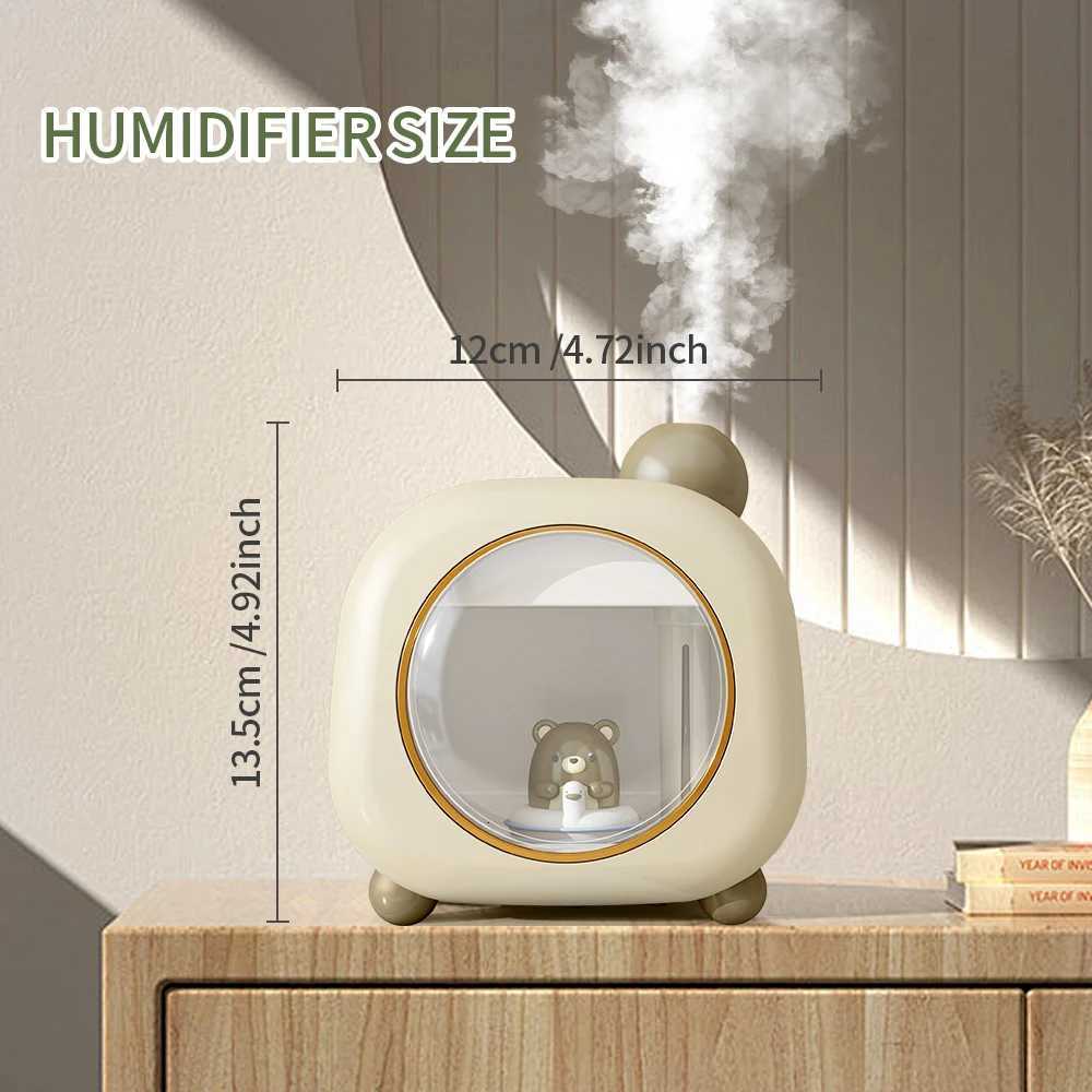 Kasydoff Portable Small Humidifier 1500ml Small Humidifiers for Bedro Baby 1800mAh USB Personal Desktop for Travel C251204